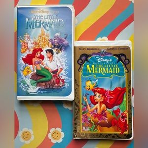 1989🧜‍♀️THE LITTLE MERMAID🧜‍♀️VHS Black Diamond+1998 Restored Special Edition